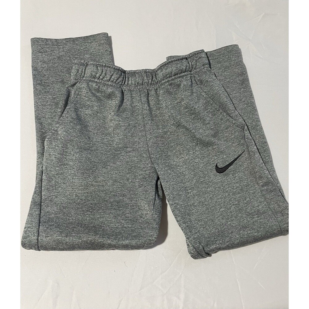 Nike Dri-FIT Youth Kids Large Gray Athletic Sweat Pants.